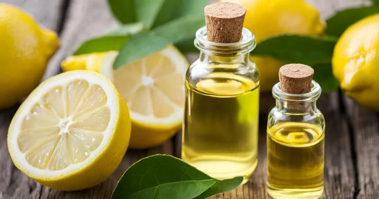 Lemon massage oil