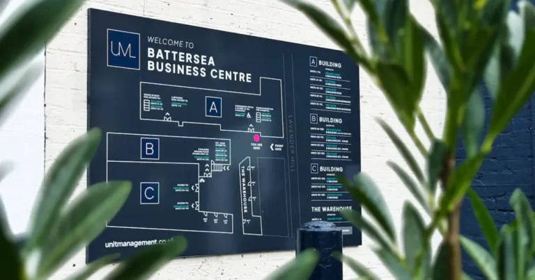 Battersea Business Centre map