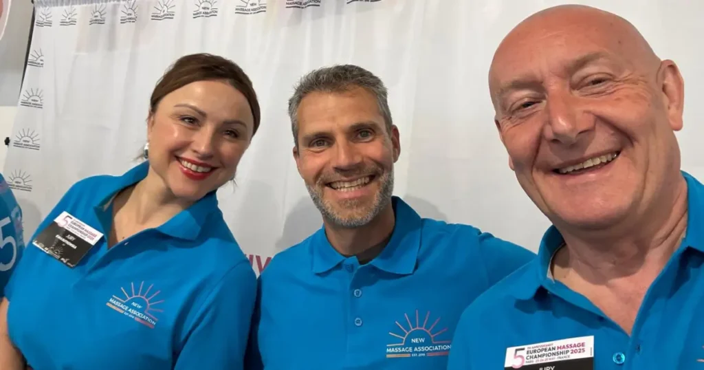 Judges at the National Massage Championships 2025