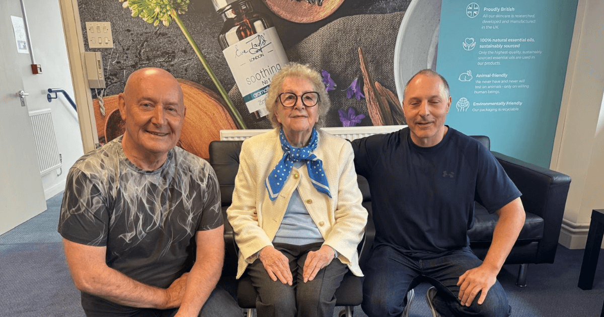 The School of Natural Therapies team with Eve Taylor